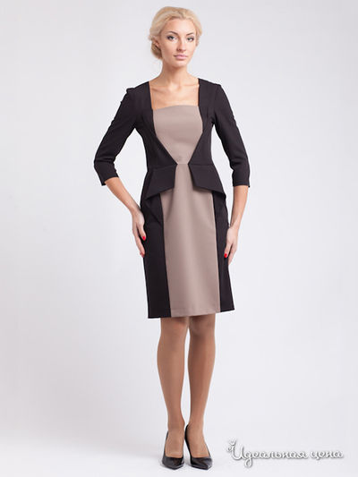 Платье Levall, цвет цвет черный / бежевый