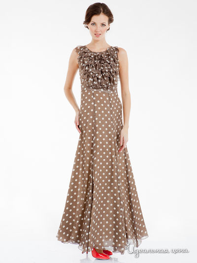 Платье Levall, цвет цвет бежевый