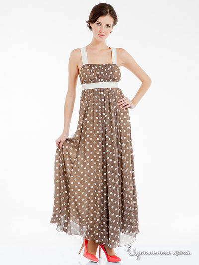 Платье Levall, цвет цвет бежевый