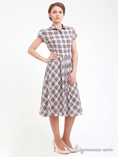 Платье Levall, цвет цвет серый / фиолетовый