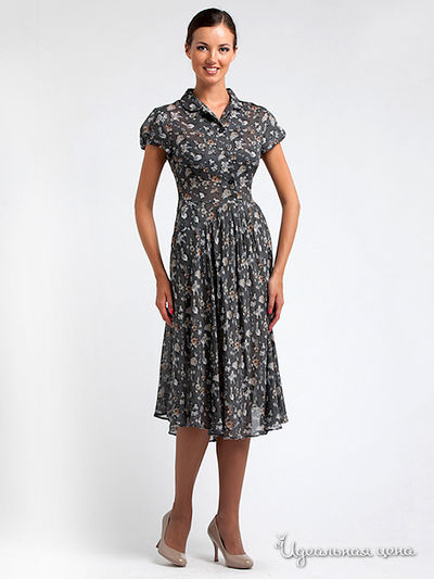 Платье Levall, цвет цвет серый