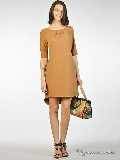 Платье May Be, цвет цвет горчичный