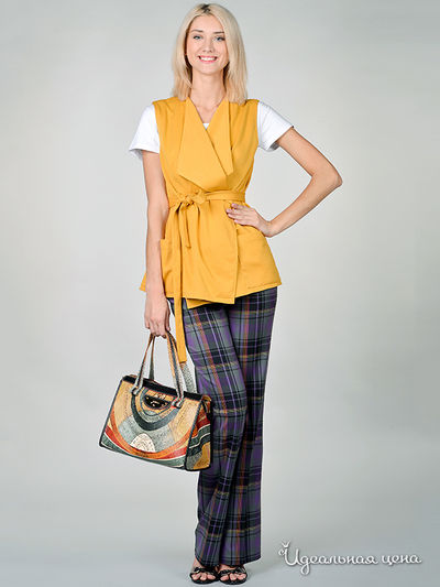 Жилет May Be, цвет цвет горчичный