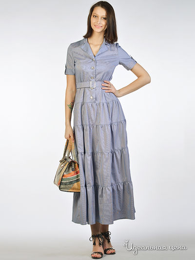 Платье May Be, цвет цвет синий