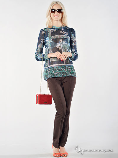 Брюки May Be, цвет цвет коричневый