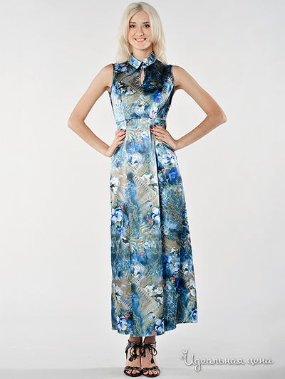 Платье May Be, цвет цвет синий