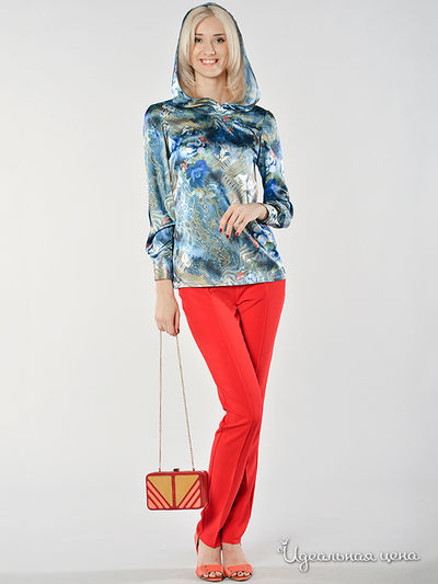 Брюки May Be, цвет цвет красный