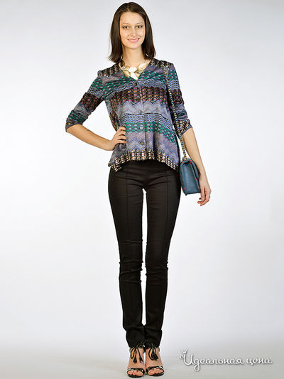 Кардиган May Be, цвет цвет мультиколор