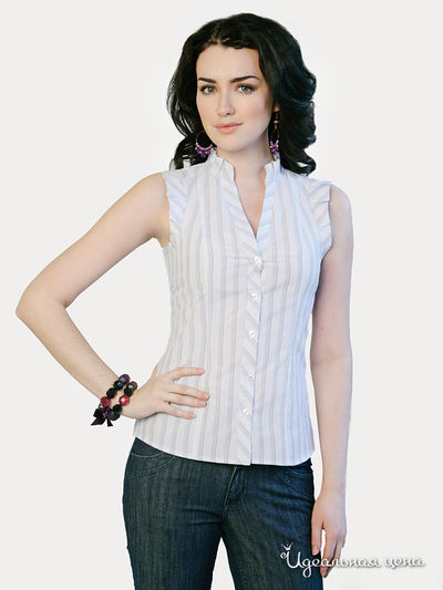 Блуза Фестиваль, цвет цвет нежно-голубой