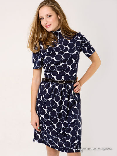 Платье МоеСладкоеПлатье, цвет цвет синий / белый