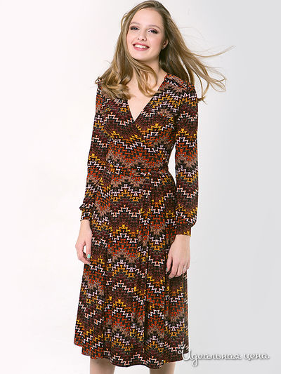 Платье МоеСладкоеПлатье, цвет цвет коричневый / терракотовый