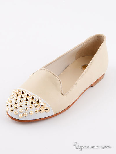 Балетки Nila Nila, цвет цвет бежевый