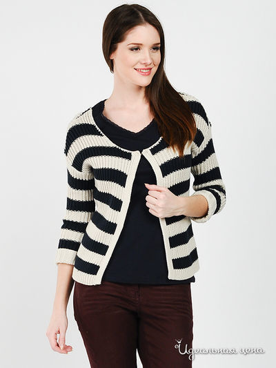 Кардиган Tom Tailor, цвет цвет молочный / синий