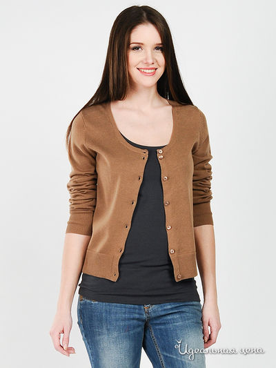 Кардиган Tom Tailor, цвет цвет серо-коричневый