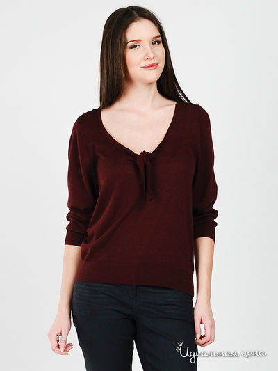 Джемпер Tom Tailor, цвет цвет бордово-коричневый