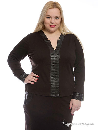 Блуза SVESTA, цвет цвет черный