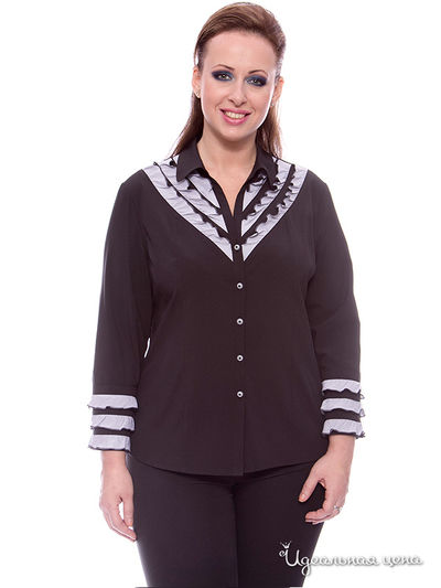 Блуза SVESTA, цвет цвет черный