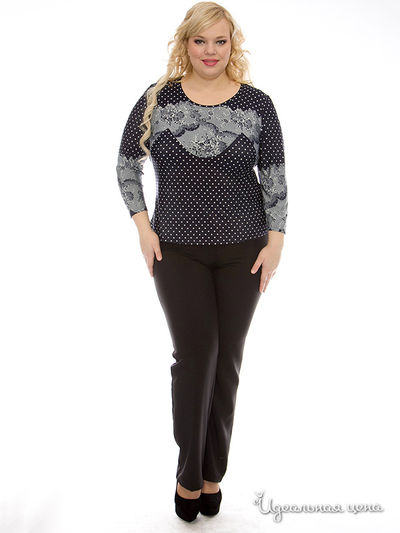 Лонгслив SVESTA, цвет цвет темно-синий / серый