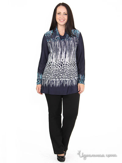 Туника SVESTA, цвет цвет темно-синий / белый