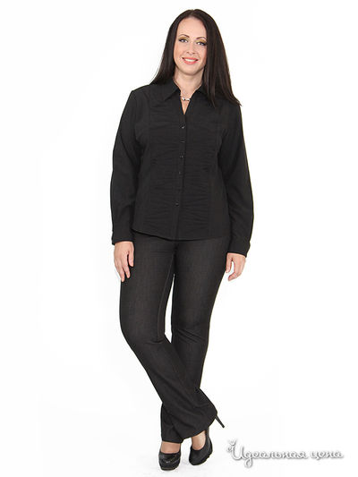 Брюки SVESTA, цвет цвет серый / черный