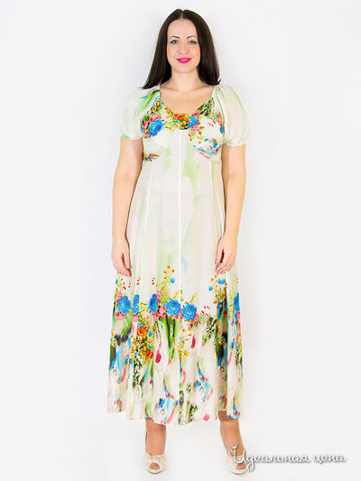 Платье SVESTA, цвет цвет светло-зеленый / мультиколор