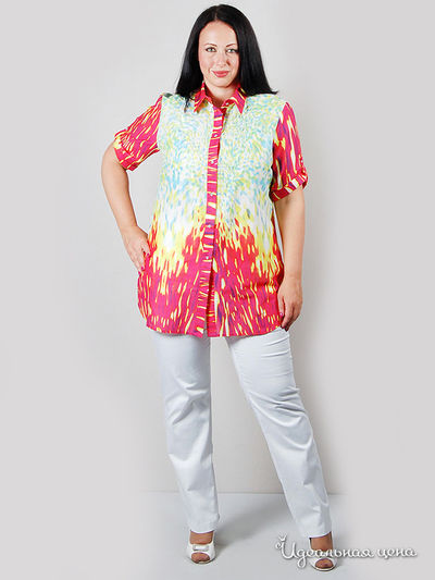 Блуза SVESTA, цвет цвет красный / мультиколор