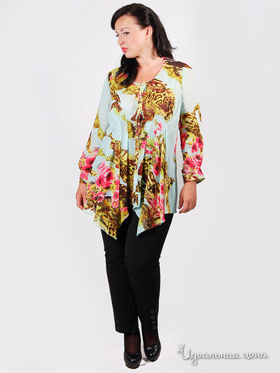 Туника SVESTA, цвет цвет нежно-голубой / мультиколор
