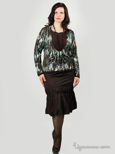 Блуза SVESTA, цвет цвет темно-зеленый