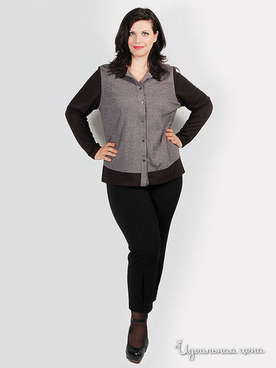 Блуза SVESTA, цвет цвет серый