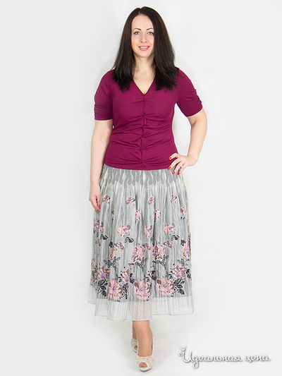 Блуза SVESTA, цвет цвет бордовый