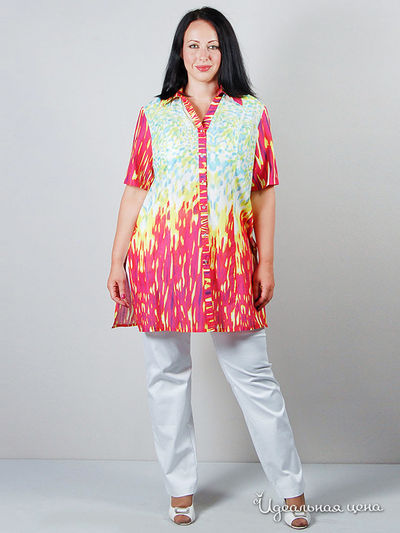 Туника SVESTA, цвет цвет красный / мультиколор