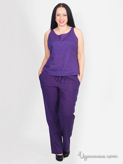 Брюки SVESTA, цвет цвет фиолетовый