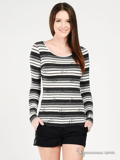 Лонгслив Rocco Barocco, цвет цвет серый