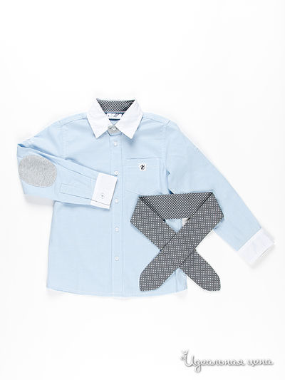 Рубашка M9K, цвет цвет голубой