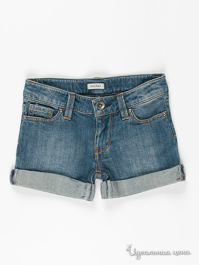 Шорты Manai, цвет цвет джинс