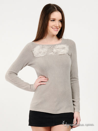 Джемпер PIU&PIU, цвет цвет серо-бежевый