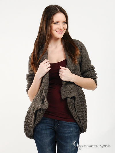 Кардиган Alessandra Boni, цвет цвет какао