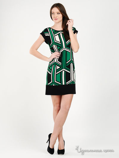 Платье PIU&PIU, цвет цвет мультиколор