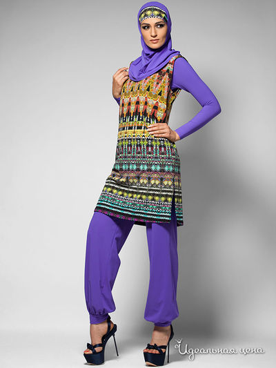 Буркини Lora Grig, цвет цвет мультиколор / фиолетовый