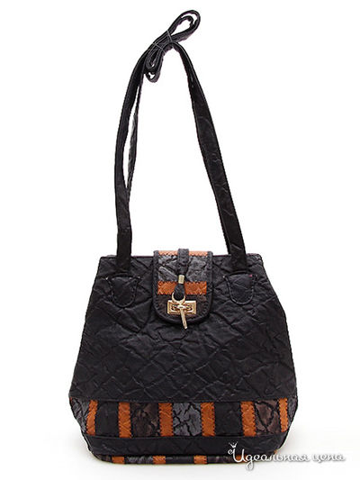 Сумка DONAMİ, цвет цвет черно-коричневый