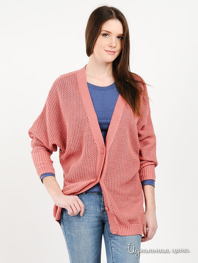 Кардиган House, цвет цвет коралловый