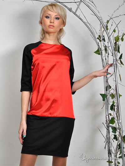 Платье YadvigaKaminskaya, цвет цвет красный / черный