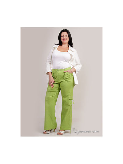 Брюки Natura, цвет цвет салатовый