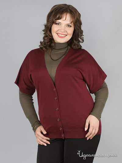 Кардиган Natura, цвет цвет вишневый