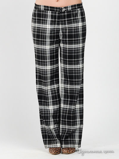 Брюки Be In, цвет цвет черный / белый