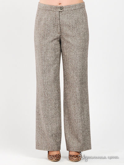 Брюки Be In, цвет цвет серый меланж