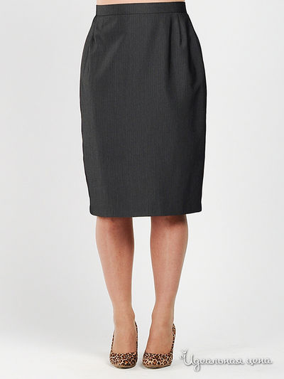 Юбка Be In, цвет цвет серый меланж