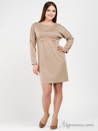 Платье Be In, цвет цвет бежевый