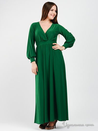 Платье Be In, цвет цвет темно-зеленый