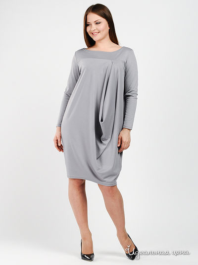 Платье Be In, цвет цвет серый